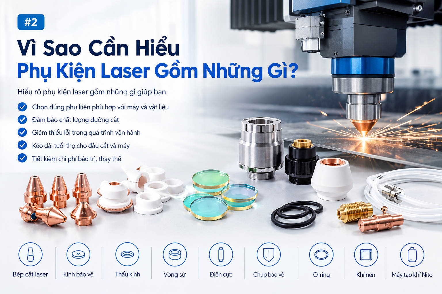 Vì Sao Cần Hiểu Phụ Kiện Laser Gồm Những Gì?